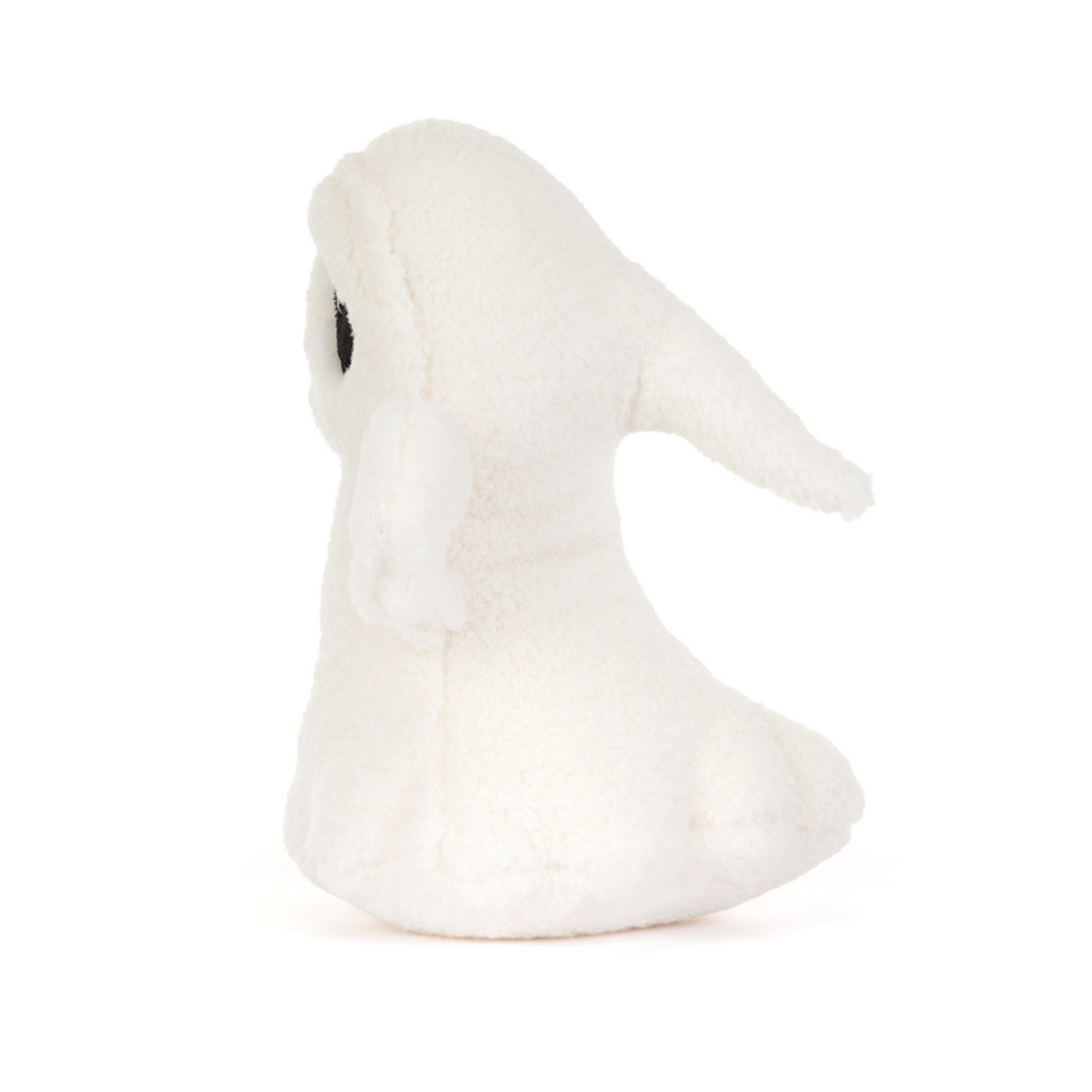 a ghost shaped plush toy