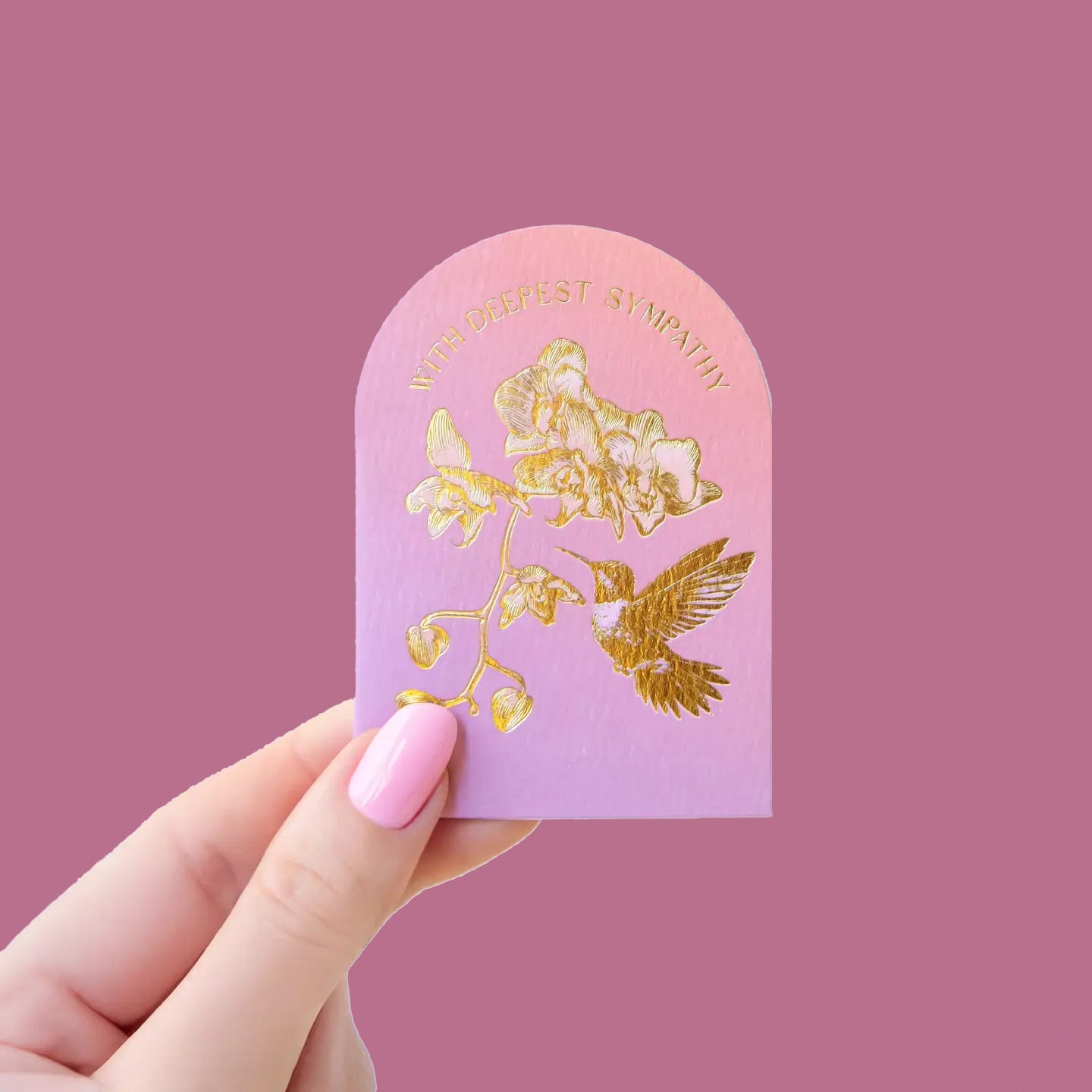 Mini Deepest Sympathies Card