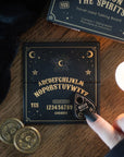 A mini ouija talking board. 