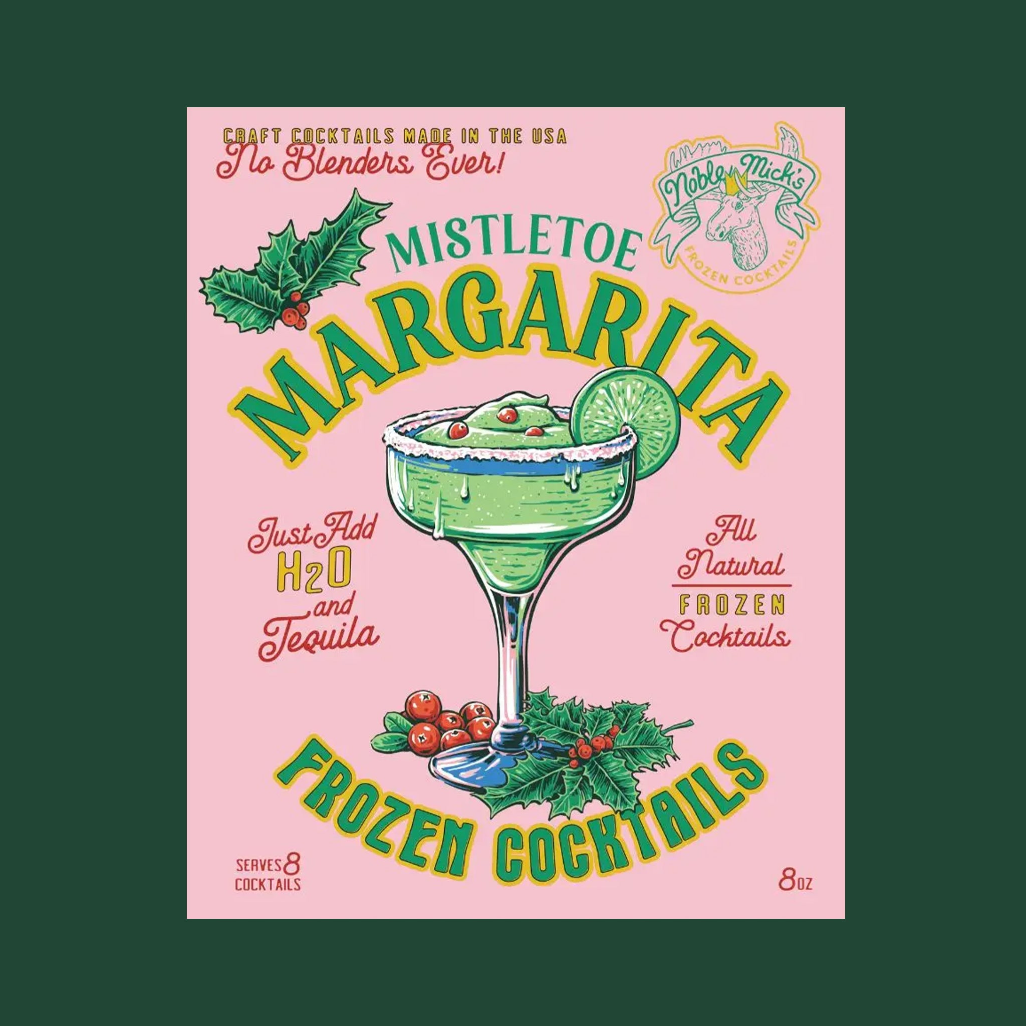 "Mistletoe Margarita Frozen Cocktails".