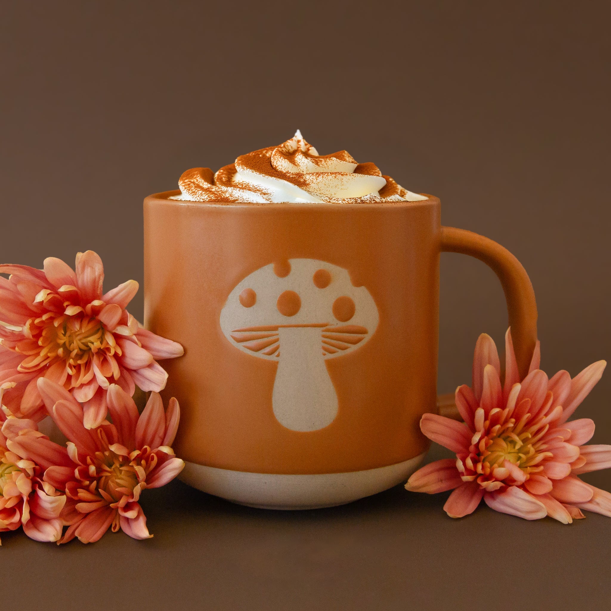 Retro Mushroom Ceramic Mug - Thumbnail 2