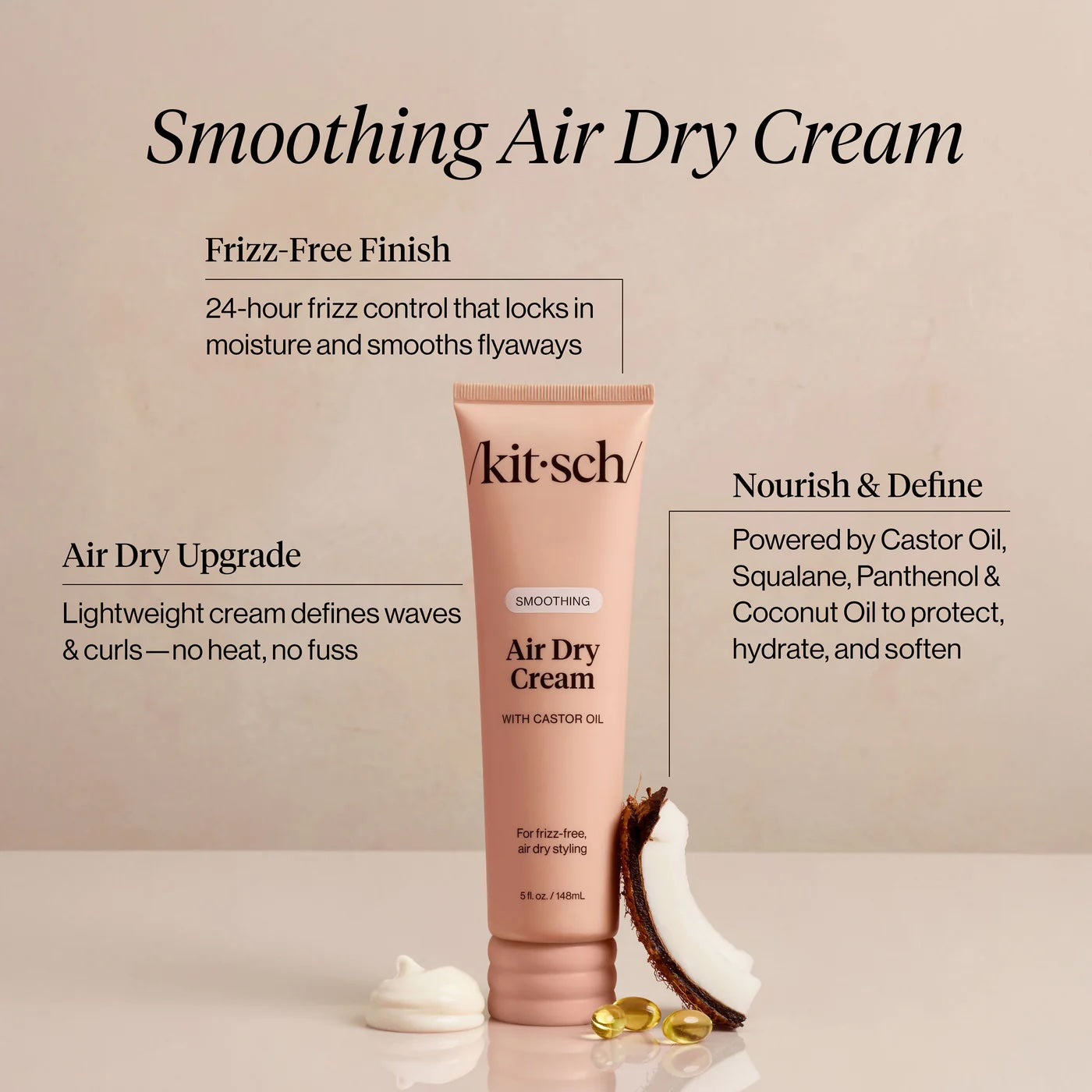 Kitsch Smoothing Air Dry Cream - Thumbnail 4