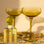 A olive green glass ball bottle stopper. 
