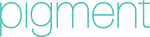pigment logo in turquoise