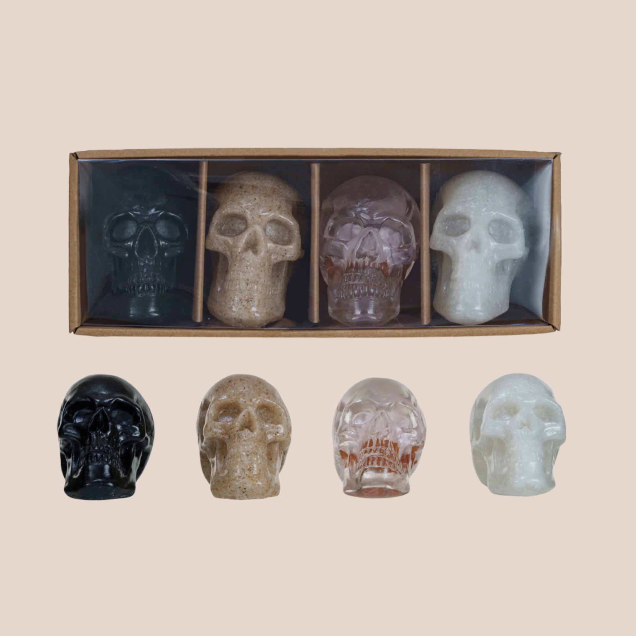 Pigment Resin Skulls