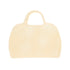 An off white plastic bag. 
