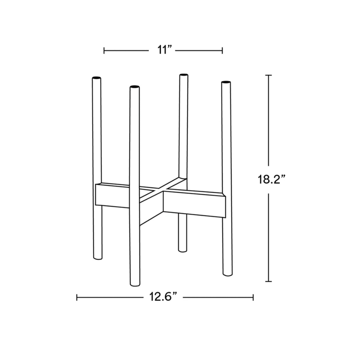 Stand For Rounded Objects Rounded Hardwood Stand – Pigment