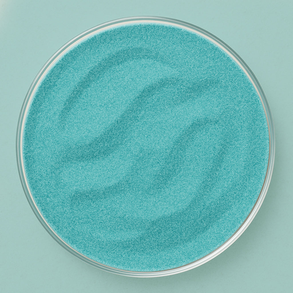 sand in aqua blue color