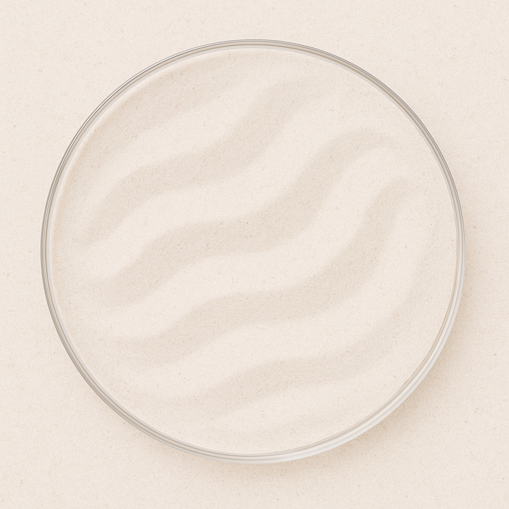 sample of scenic white sand