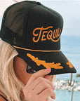 Tequila Trucker Hat | Black/Gold