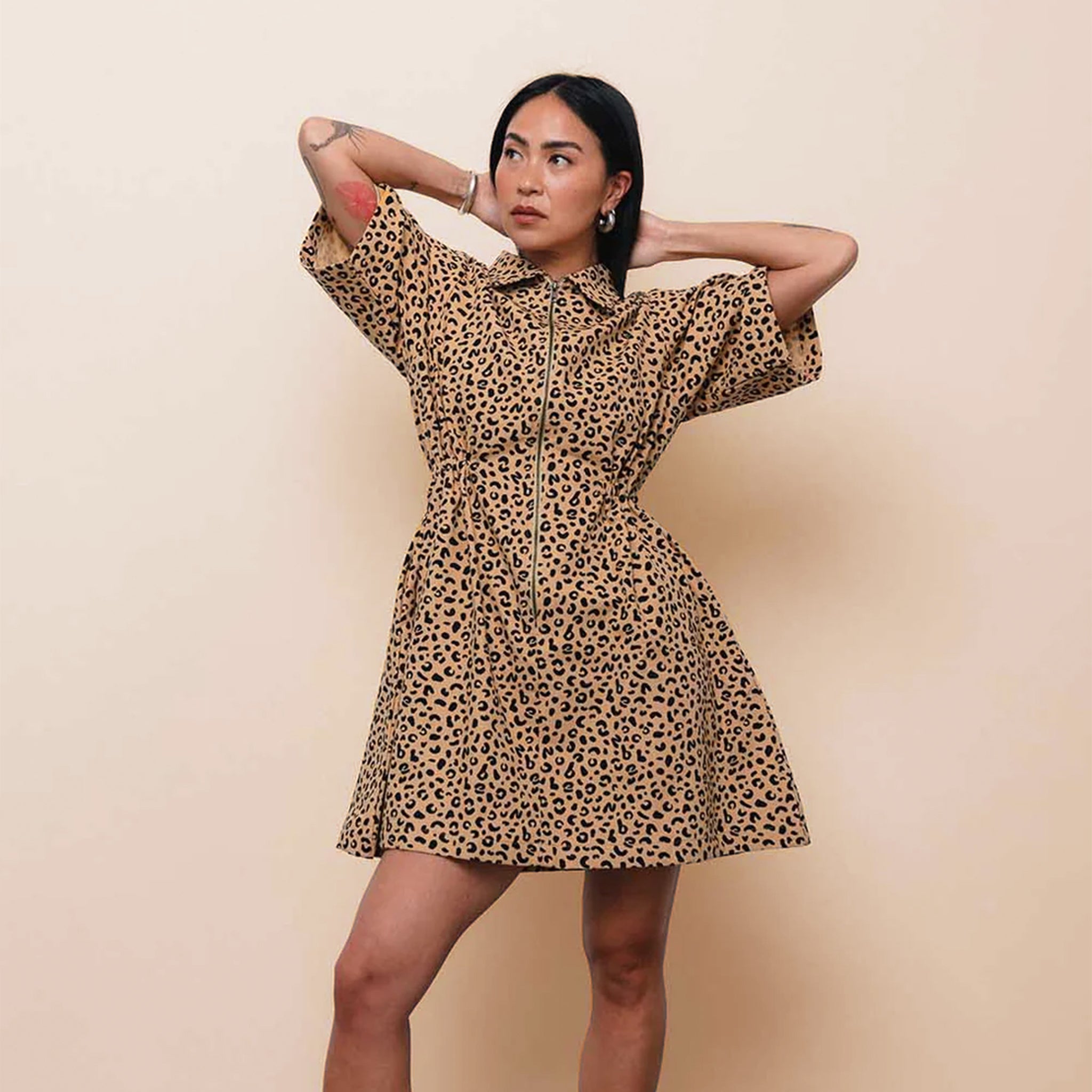 Utility Dress | Leopard In Brown
