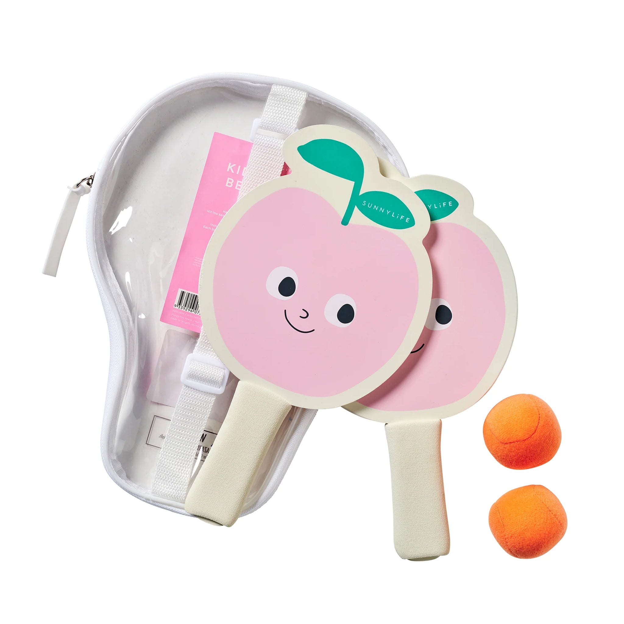 Kids Velcro Beach Bats | Poppy the Peach