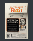 how to packaging for fazit webbed speckle face tattoos.