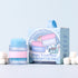 A set of lip balm and lip scrub with text on the packaging that reads, "Winter Wonderland Lip Scrub & Lip Balm".