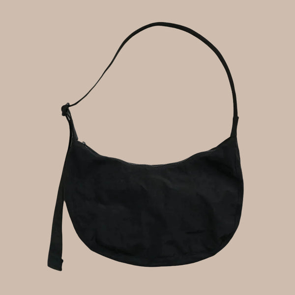 Medium Crescent Bag | Black – Pigment