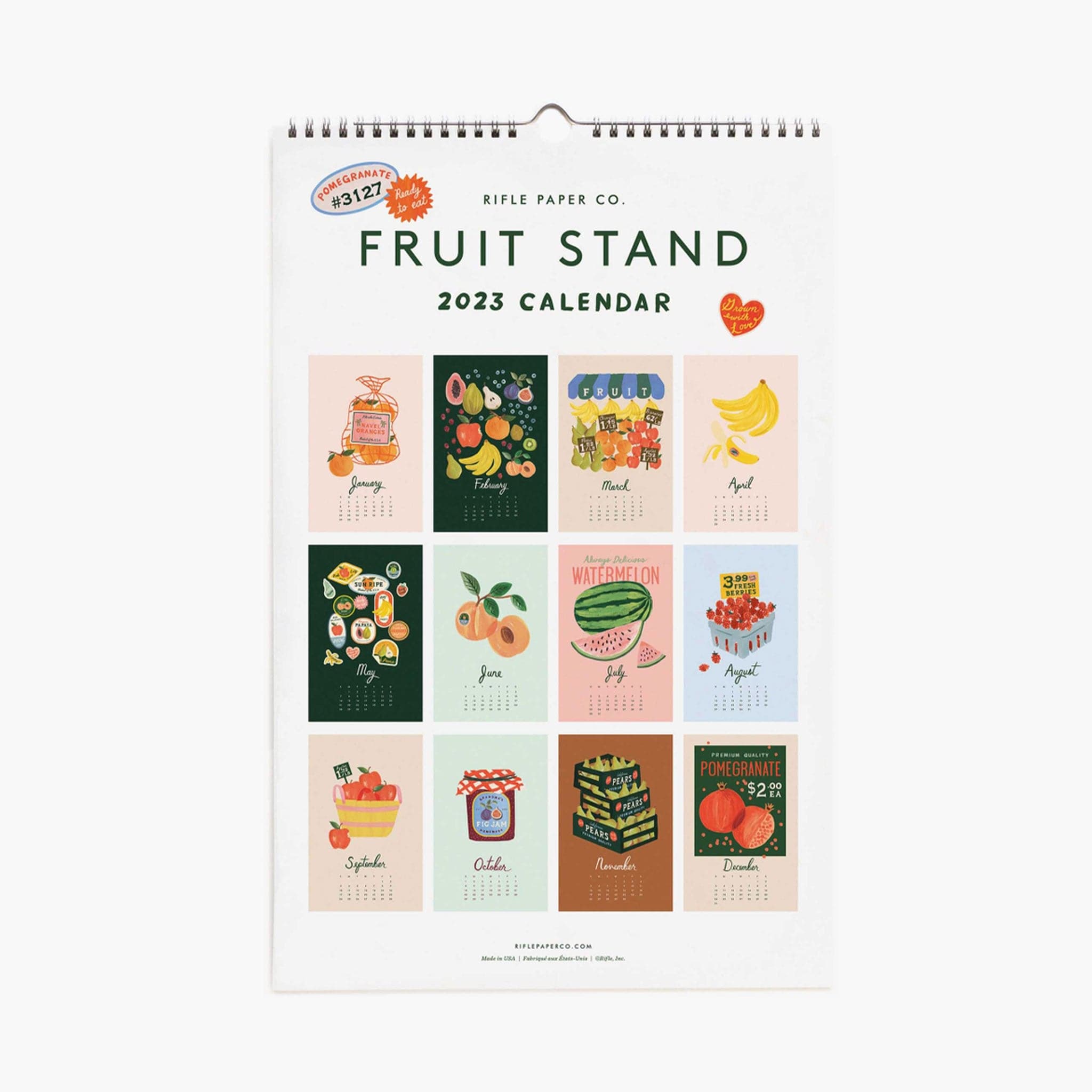 2023 Fruit Stand Calendar